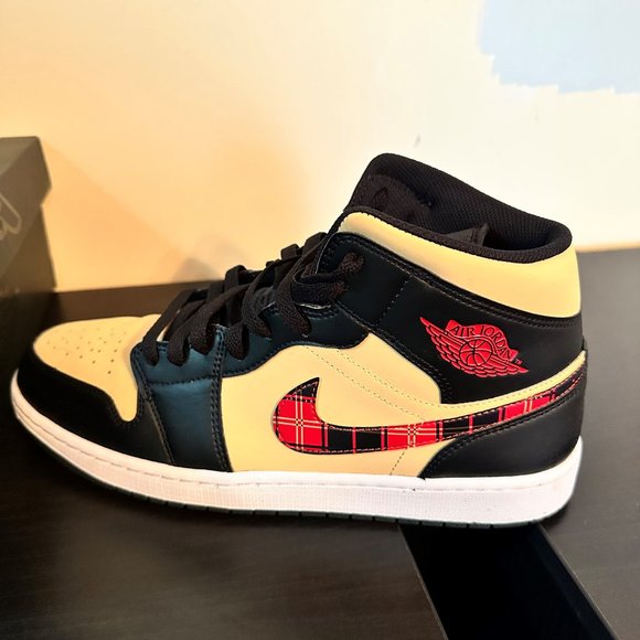 Jordan | Shoes | Nike Air Jordan Mid Se Shoes Tartan Swoosh